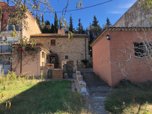 Sant Juan de Palamos , casa de piedra restaurada, parce...