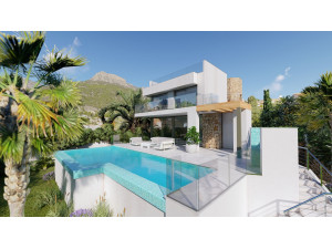 Villa de diseño de 6 dormitorios en Calpe, con piscina...
