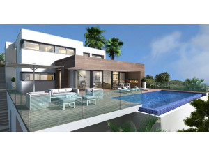 Proyecto - Villa moderna con impresionantes vistas al m...