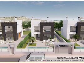 LLAVE EN MANO EN NOVIEMBRE 2023!!! IMPRESIONANTES CHALETS DE LUJO CON VISTAS AL MAR! 3 HABITACIONES Y 3 BAÑOS CON PISCINA PRIVADA,10 MINUTOS EN COCHE PLAYA DE CAMPELLO!