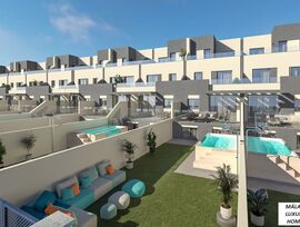 Exclusivos chalets adosados de lujo de estilo moderno en Torrox Costa.