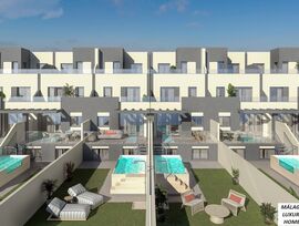 Exclusivos chalets adosados de lujo de estilo moderno en Torrox Costa.