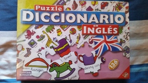 Puzzle diccionario aprender inglés