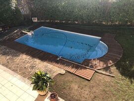 TORRE-CHALET CON VISTAS  PANORAMICAS , PISCINA , JARDIN Y GRAN GARAJE - CABRILS PUEBLO