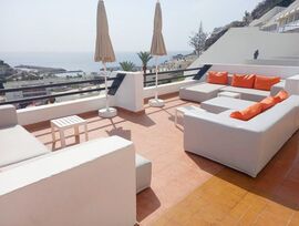 ESTUDIO CON TERRAZA Y PISCINA EN PUERTO RICO - GRAN CANARIA