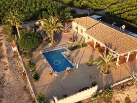 CHALET CON PISCINA Y PARCELA EN LA VEGA BAJA
