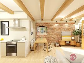 VIVIENDA SOBRE PLANO. Se entrega reformada íntegramente a estrenar.