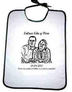 Baberos Detalle original boda baberos venta toda E