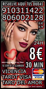 tarot visa 2026 tarifa cerrada tarotista/vidente