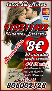 El  Tarot del Amor con más aciertos tarifa cerrada