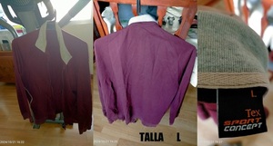 CHAQUETA  GRANATE  POLAR  10  €