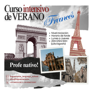 FRANCÉS - curso intensivo de verano