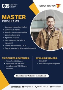  Masters Program in Spain – Advance Your Career