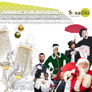 Animación para cenas de navidad.  cenas empresa