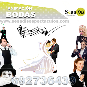 Animación para bodas. espectáculos