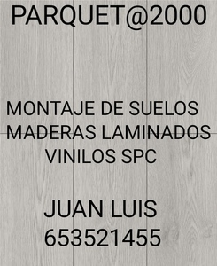 montaje de suelos de maderas laminados vinilos spc