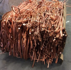 Alambre de cobre al 99 % y cátodo de cobre