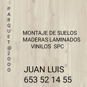 instalacion de suelos de maderas laminados vinilos